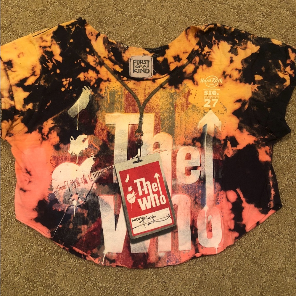 VINTAGE LF THE WHO CROP TEE